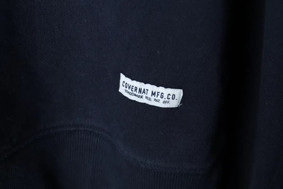 (XL) 커버낫 맨투맨 티셔츠 네이비 로고-15AA5 상품이미지6