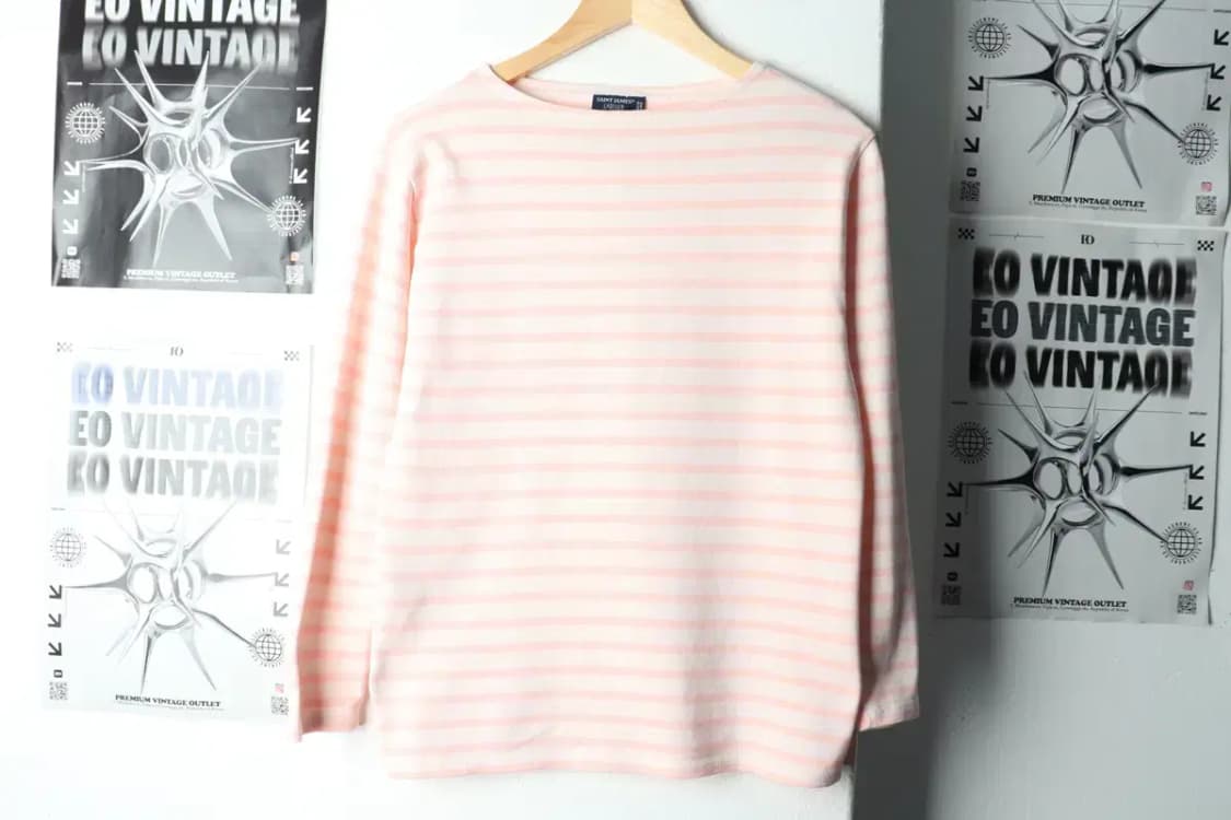 W(M) 세인트제임스 긴팔티셔츠 스트라이프 핑크-15AA8 상품이미지2