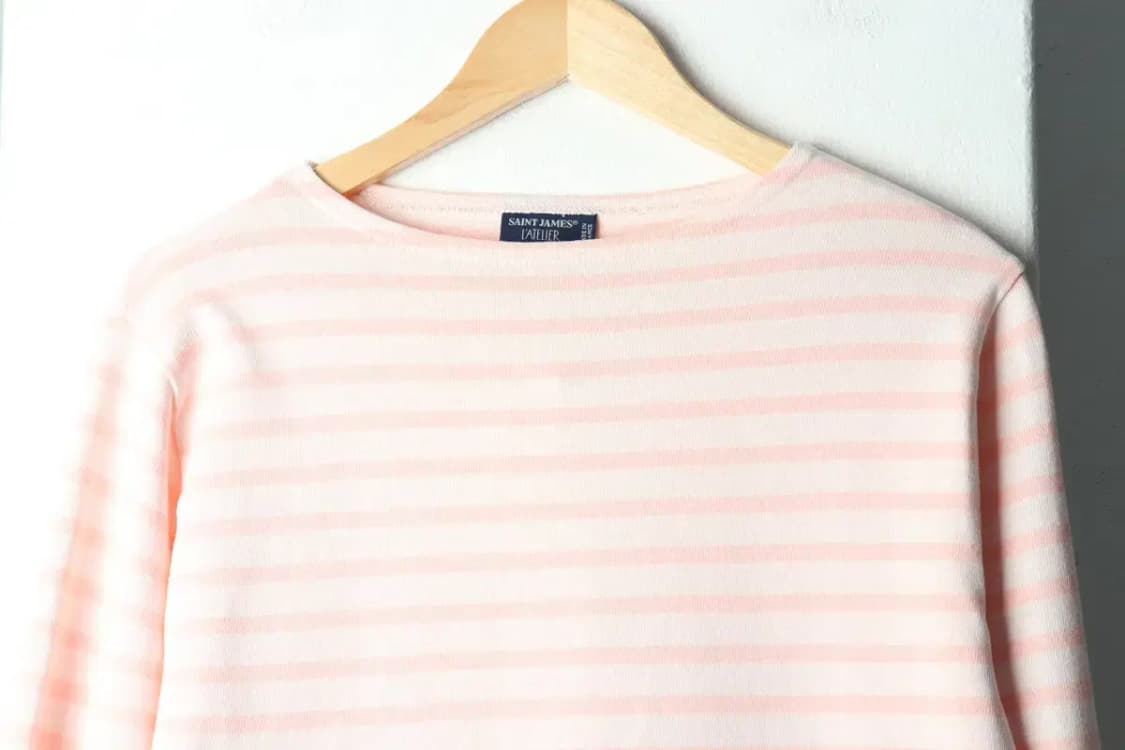 W(M) 세인트제임스 긴팔티셔츠 스트라이프 핑크-15AA8 상품이미지3