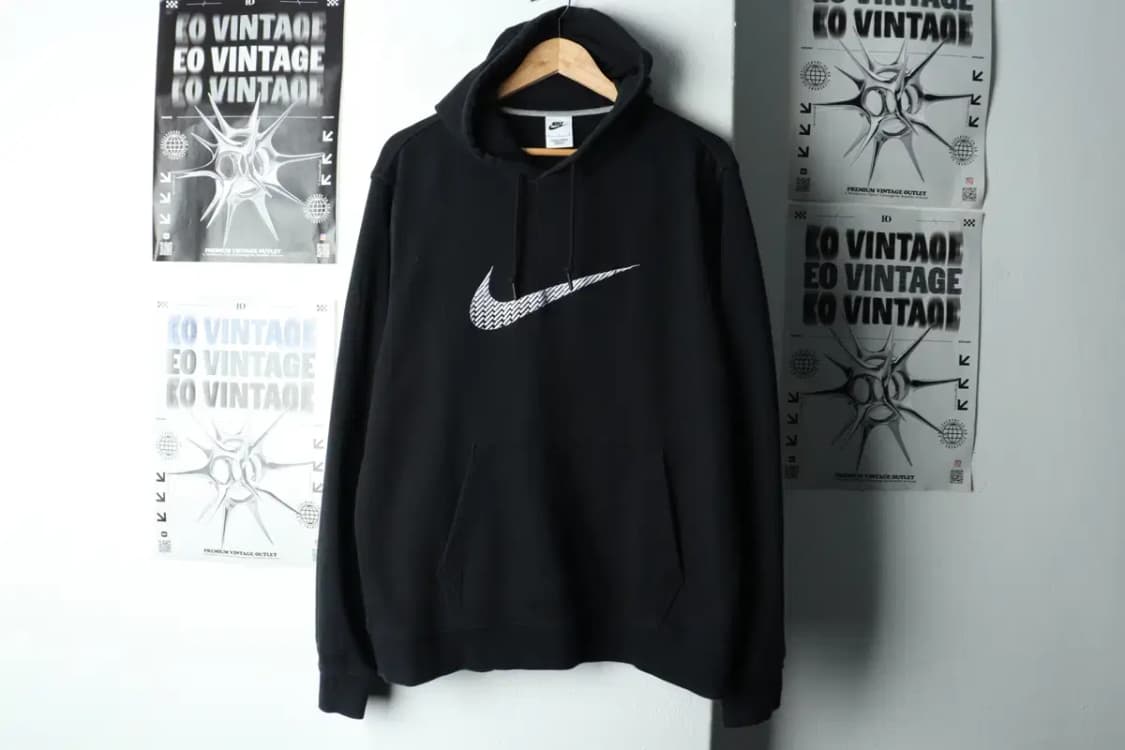 (XL) 나이키 후드티셔츠 블랙 로고 올드스쿨-15AAA 상품이미지2
