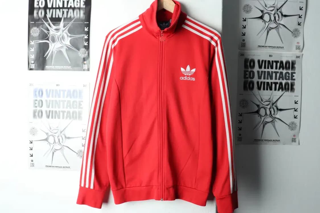 (L) 아디다스 집업져지 트랙탑 유로파 레드-15AB0 상품이미지2