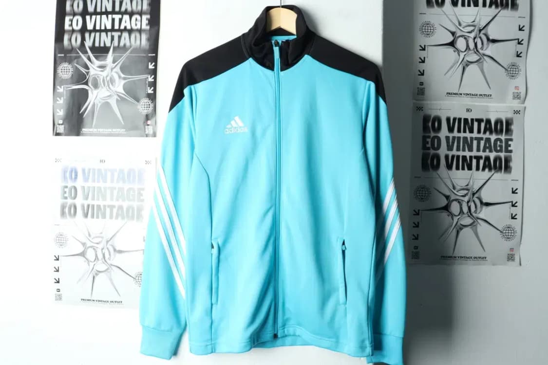 (L) 아디다스 집업져지 트랙탑 연블루 올드스쿨-15AB1 상품이미지2