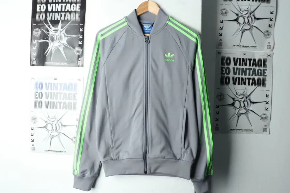 (S) 아디다스 집업져지 트랙탑 파이어버드 그레이 삼선-15AB2 상품이미지2