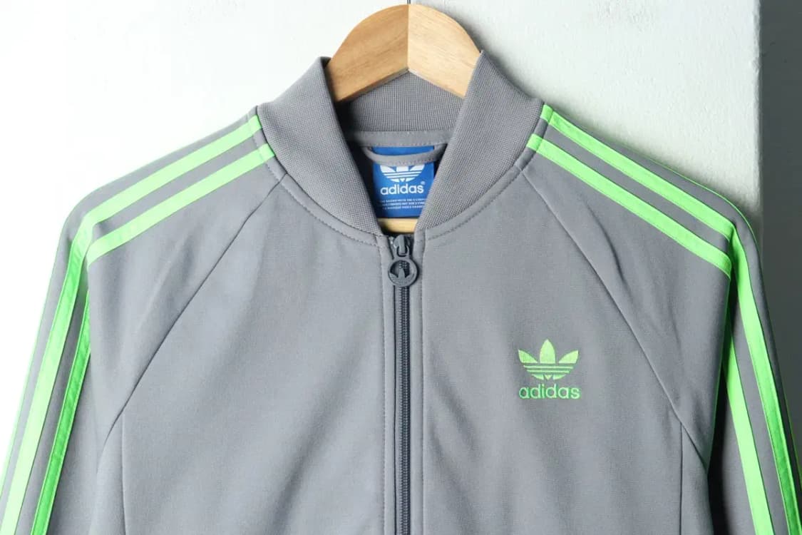 (S) 아디다스 집업져지 트랙탑 파이어버드 그레이 삼선-15AB2 상품이미지3