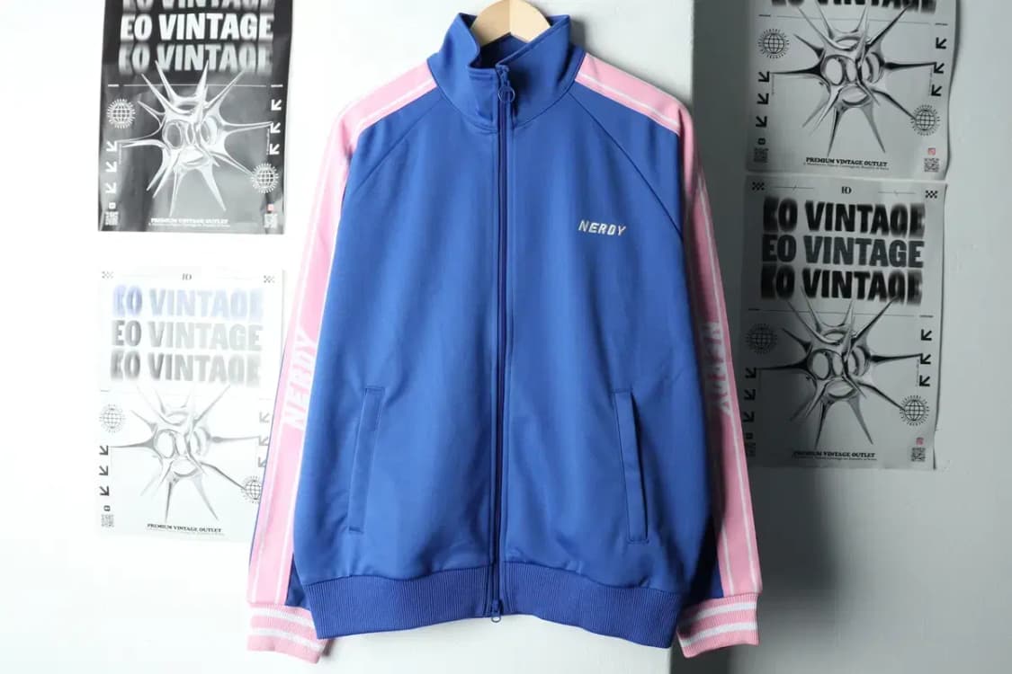 (M-XL) 널디 집업져지 트랙탑 오버핏 블루 희귀 매물-15AB3 상품이미지2