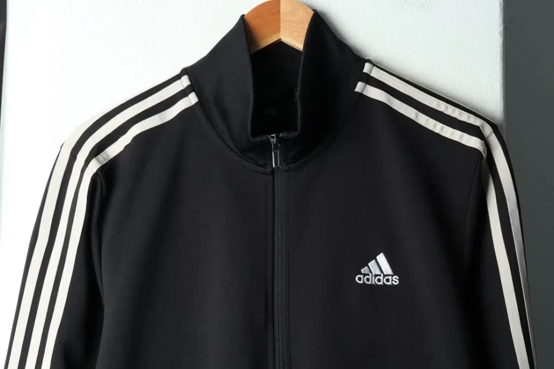 (XL) 아디다스 집업져지 트랙탑 블랙 삼선 올드스쿨-15AB4 상품이미지3