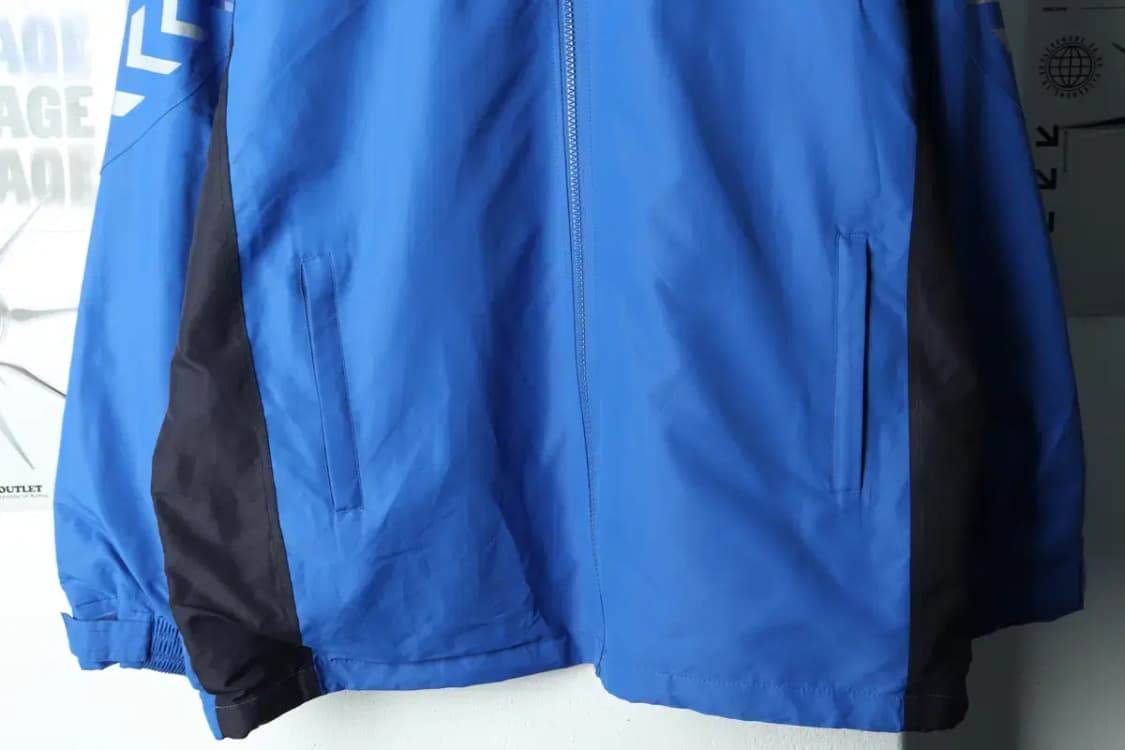 (XL-2XL) 험멜 집업 바람막이 점퍼자켓 블루 올드스쿨-15AB5 상품이미지5