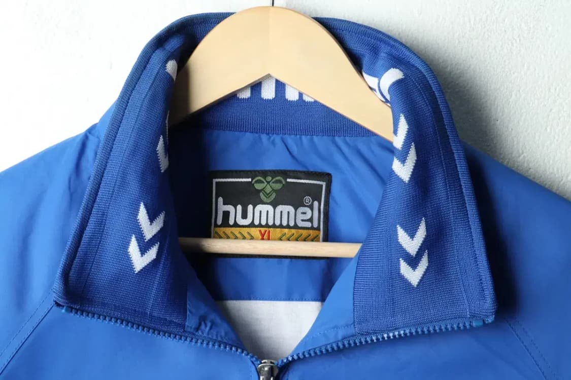 (XL-2XL) 험멜 집업 바람막이 점퍼자켓 블루 올드스쿨-15AB5 상품이미지9