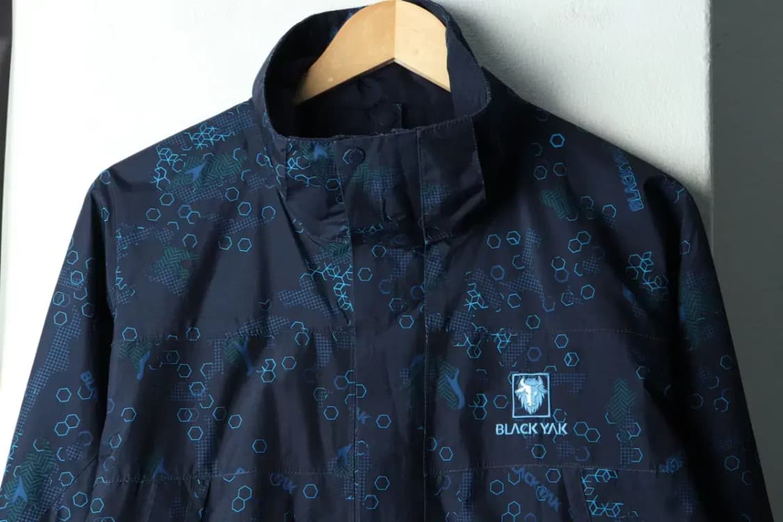 (XL) 블랙야크 집업 바람막이 점퍼자켓 고어텍스 패턴 네이비-15AB6 상품이미지3