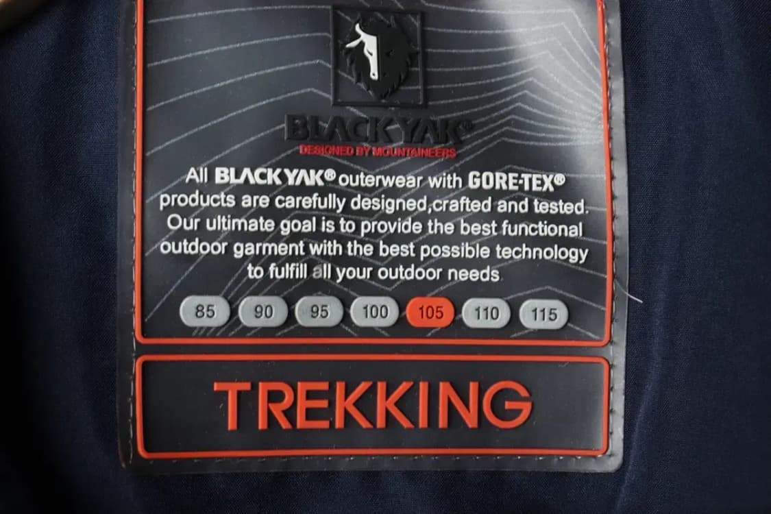 (XL) 블랙야크 집업 바람막이 점퍼자켓 고어텍스 패턴 네이비-15AB6 상품이미지8