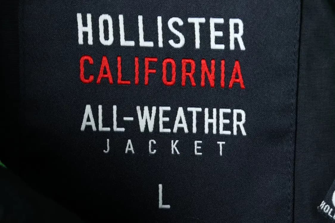 (L-XL) 홀리스터 집업 바람막이 점퍼자켓 네이비 올드스쿨-15AB7 상품이미지7