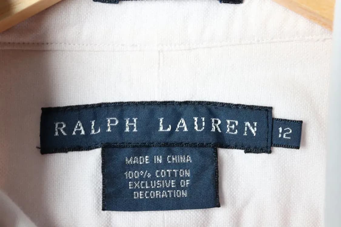 (F) 폴로 랄프로렌 셔츠 남방 옥스포드 연핑크 아동-15ABA 상품이미지8