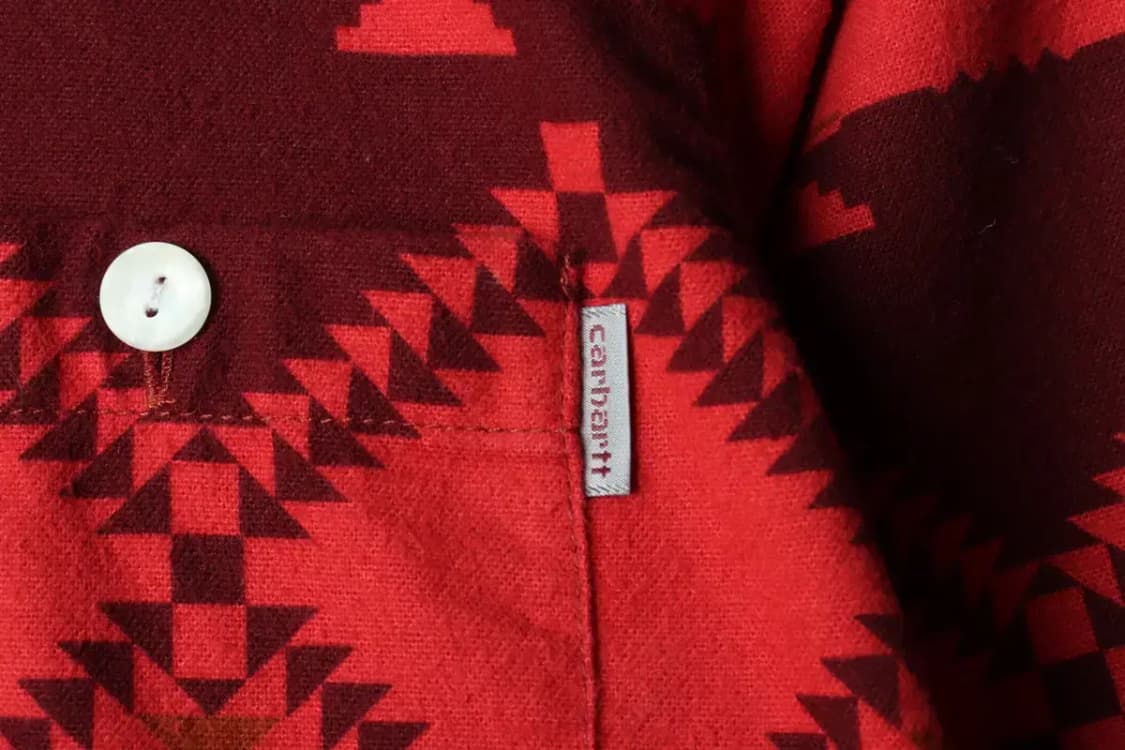 (S) 칼하트 셔츠 남방 나바호 에스닉 레드 아메카지-15ABB 상품이미지5
