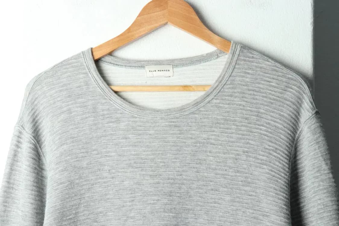 (XL) 클럽모나코 맨투맨 티셔츠 한섬 레이온 그레이-15ABD 상품이미지3