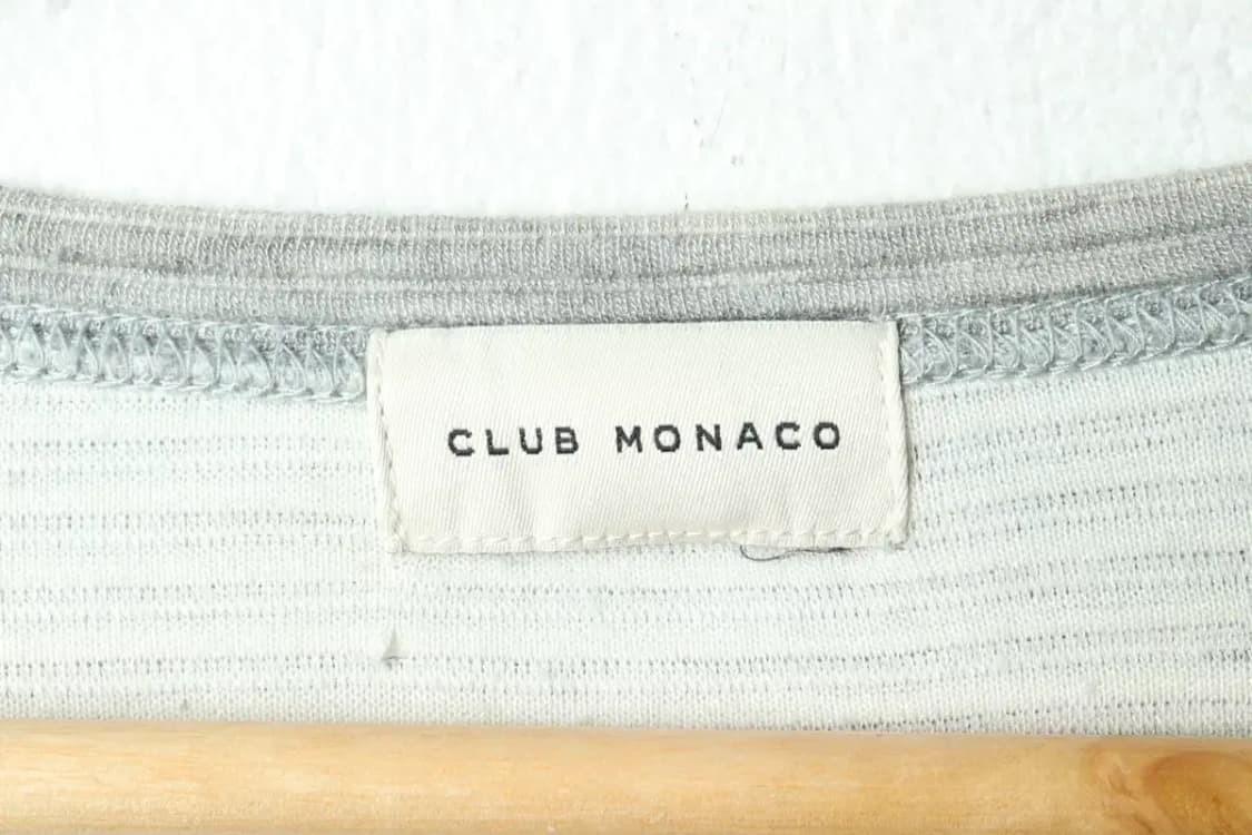 (XL) 클럽모나코 맨투맨 티셔츠 한섬 레이온 그레이-15ABD 상품이미지5