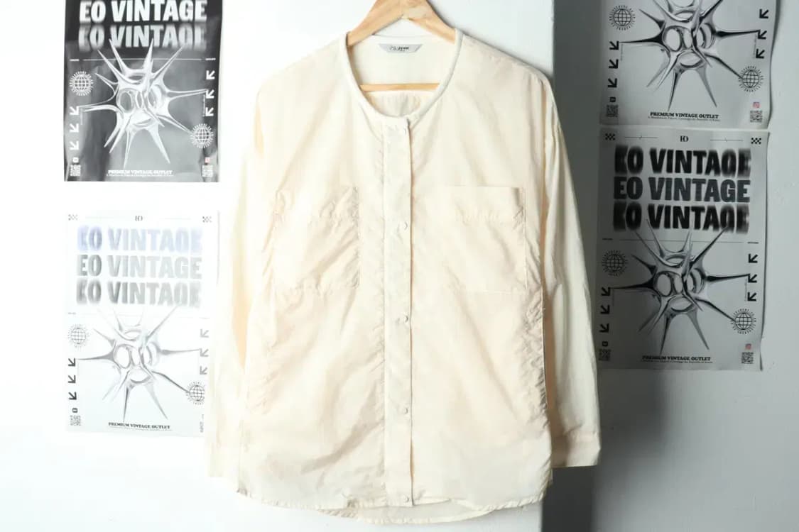 W(L) 브랜드빈티지 집업 바람막이 점퍼자켓 주크 베이지-15AC0 상품이미지2