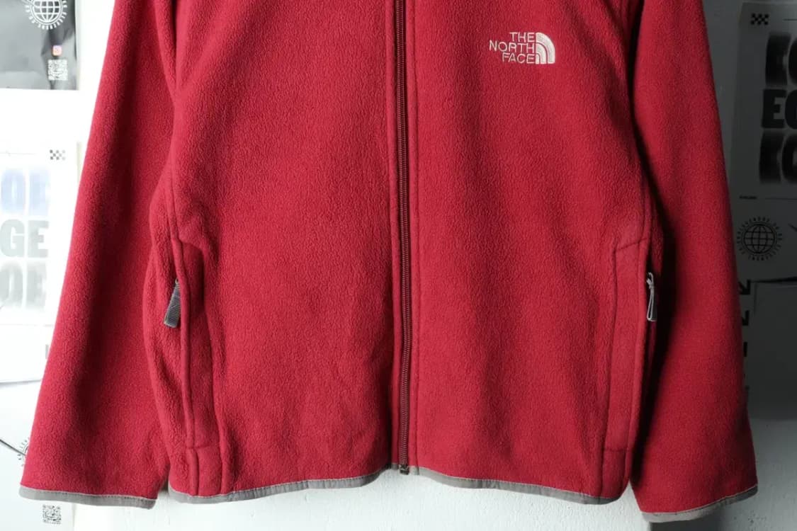 W(M) 노스페이스 집업 바람막이 점퍼자켓 후리스 아동 버건디-15AC5 상품이미지4