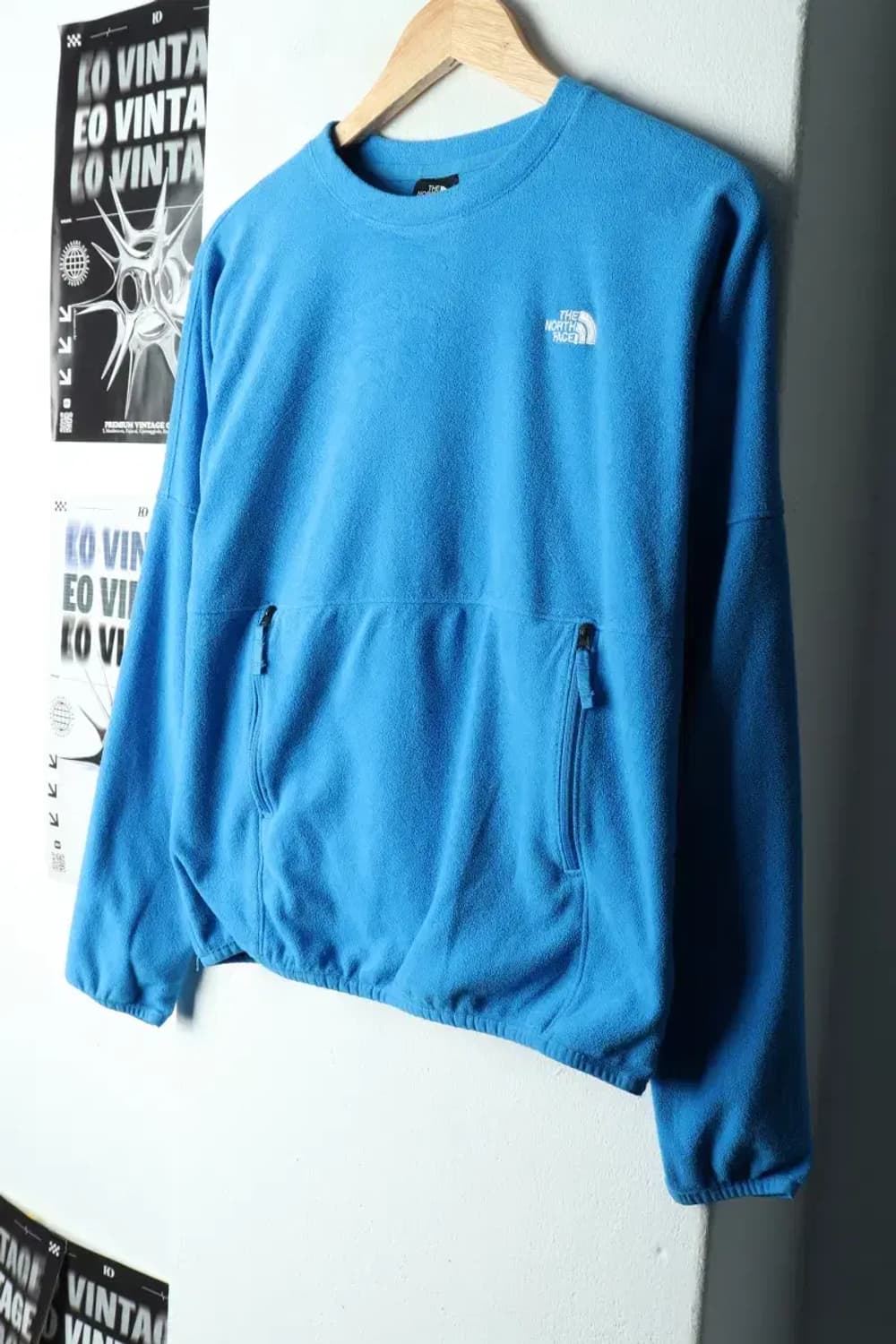 W(XS) 노스페이스 집업 바람막이 점퍼자켓 후리스 블루-15AC6 상품이미지1