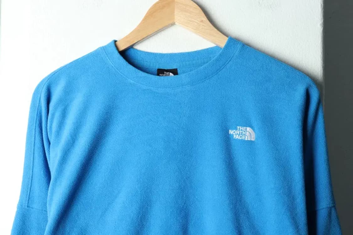 W(XS) 노스페이스 집업 바람막이 점퍼자켓 후리스 블루-15AC6 상품이미지3