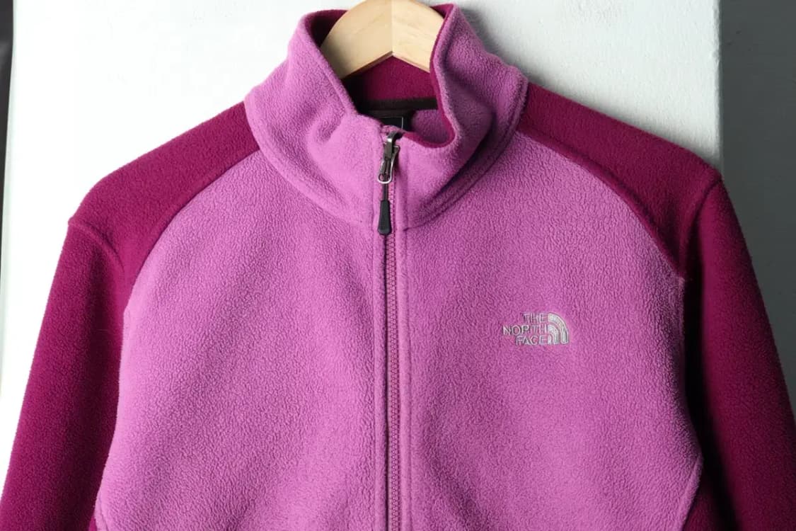 W(XL) 노스페이스 집업 바람막이 점퍼자켓 후리스 퍼플-15AC9 상품이미지3