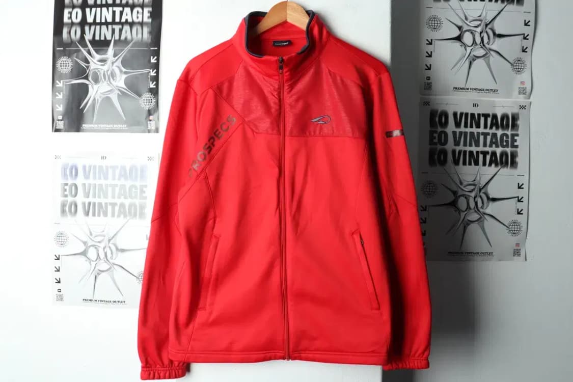 (L) 프로스펙스 집업져지 트랙탑 기능성 레드 기모-15ACC 상품이미지2