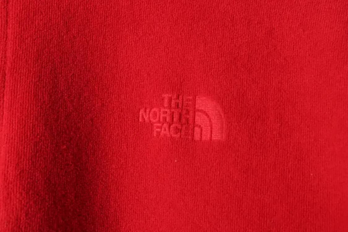 (L-XL) 노스페이스 카라 긴팔티셔츠 후리스 반집업 레드-15ACF 상품이미지5