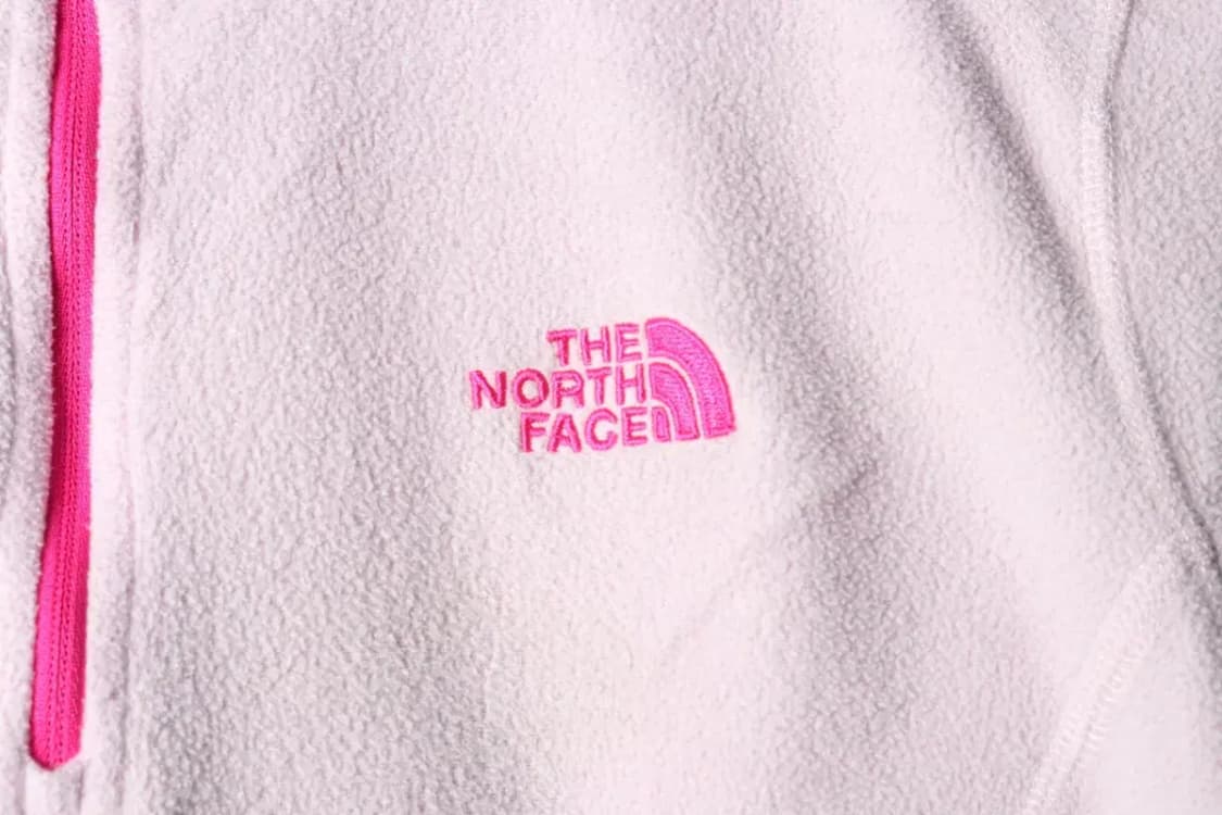 W(L) 노스페이스 카라 긴팔티셔츠 후리스 반집업 핑크-15AD1 상품이미지5