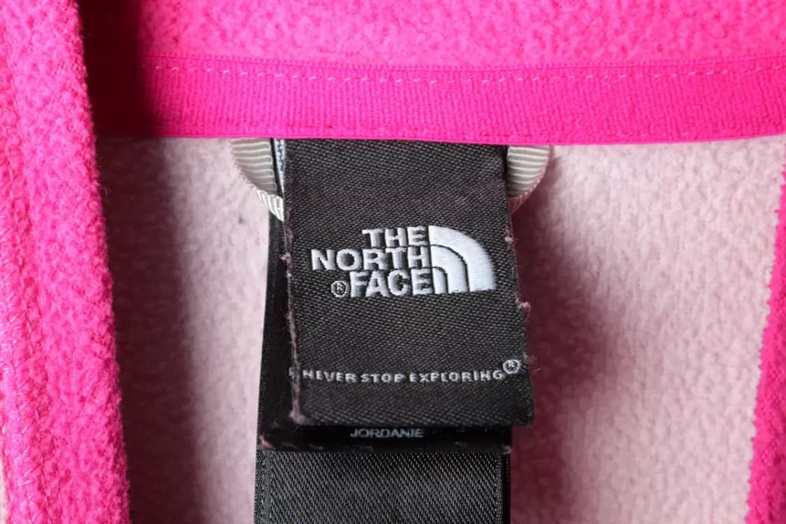 W(L) 노스페이스 카라 긴팔티셔츠 후리스 반집업 핑크-15AD1 상품이미지6