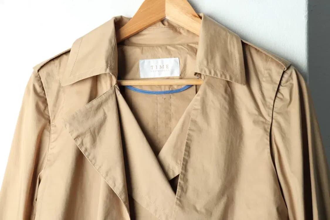 W(S) 타임 코트자켓 한섬 베이지 더블-15AD6 상품이미지3