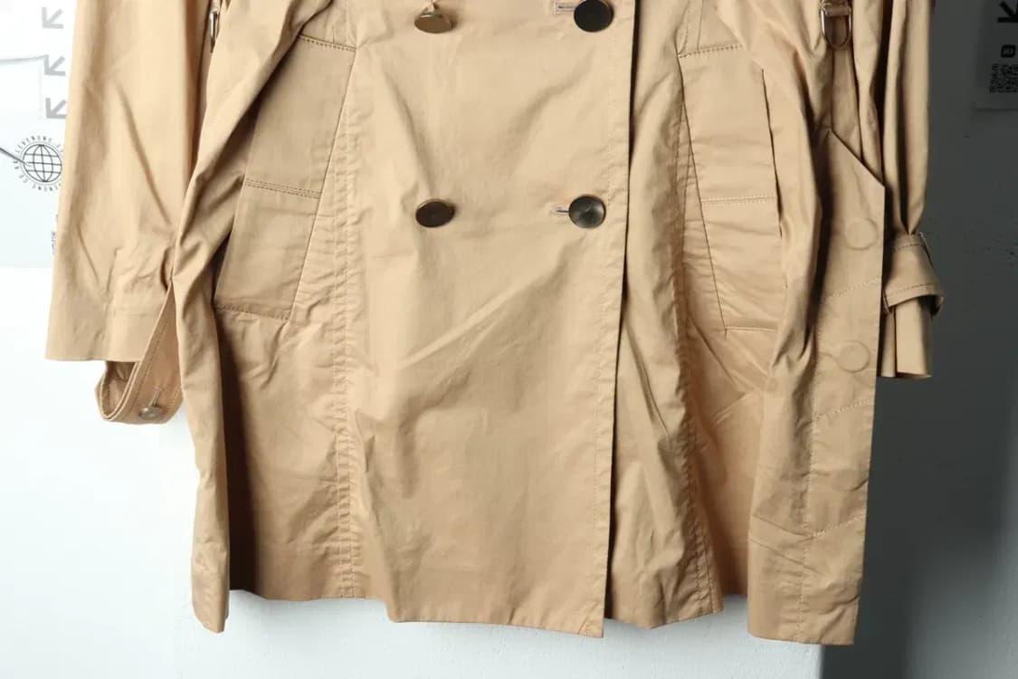 W(S) 타임 코트자켓 한섬 베이지 더블-15AD6 상품이미지4