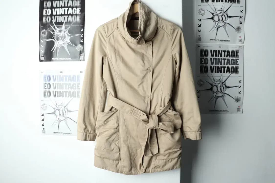 W(XS-S) 캘빈클라인 코트자켓 베이지 숏-15ADA 상품이미지2