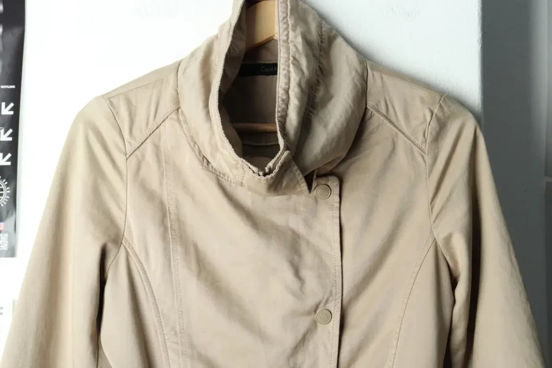 W(XS-S) 캘빈클라인 코트자켓 베이지 숏-15ADA 상품이미지3