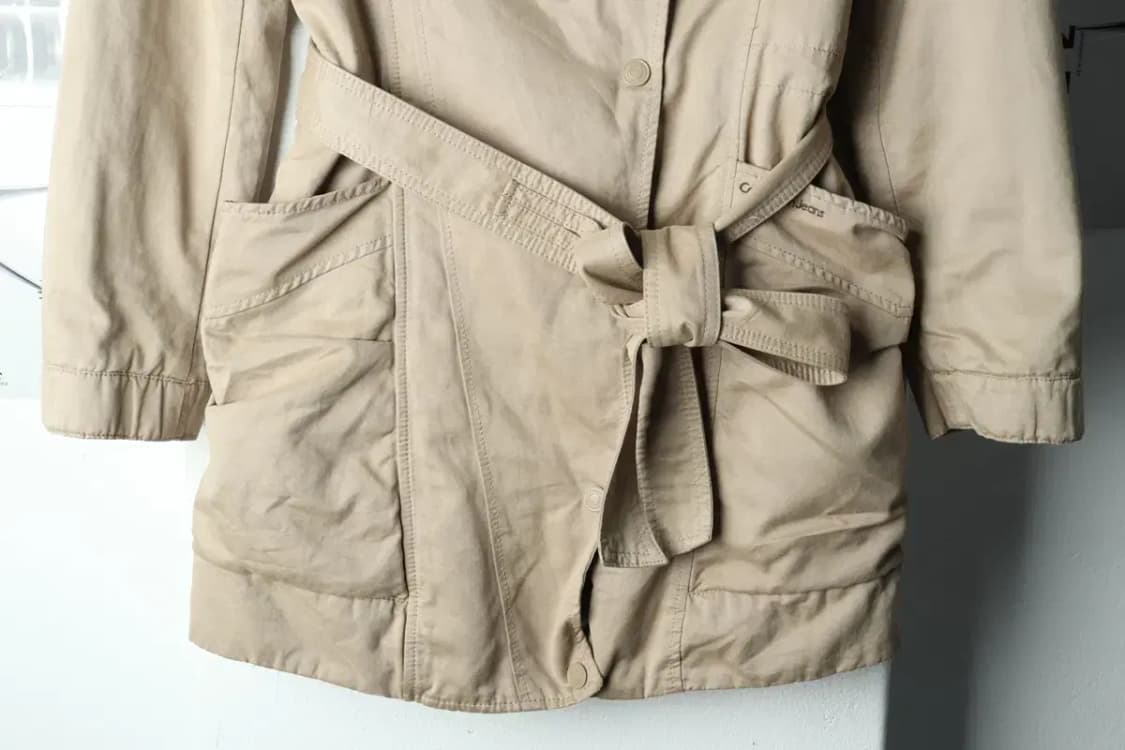W(XS-S) 캘빈클라인 코트자켓 베이지 숏-15ADA 상품이미지4