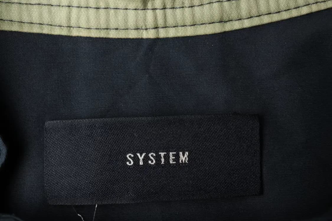 W(S-M) 시스템 코트자켓 한섬 트렌치 네이비-15ADF 상품이미지5