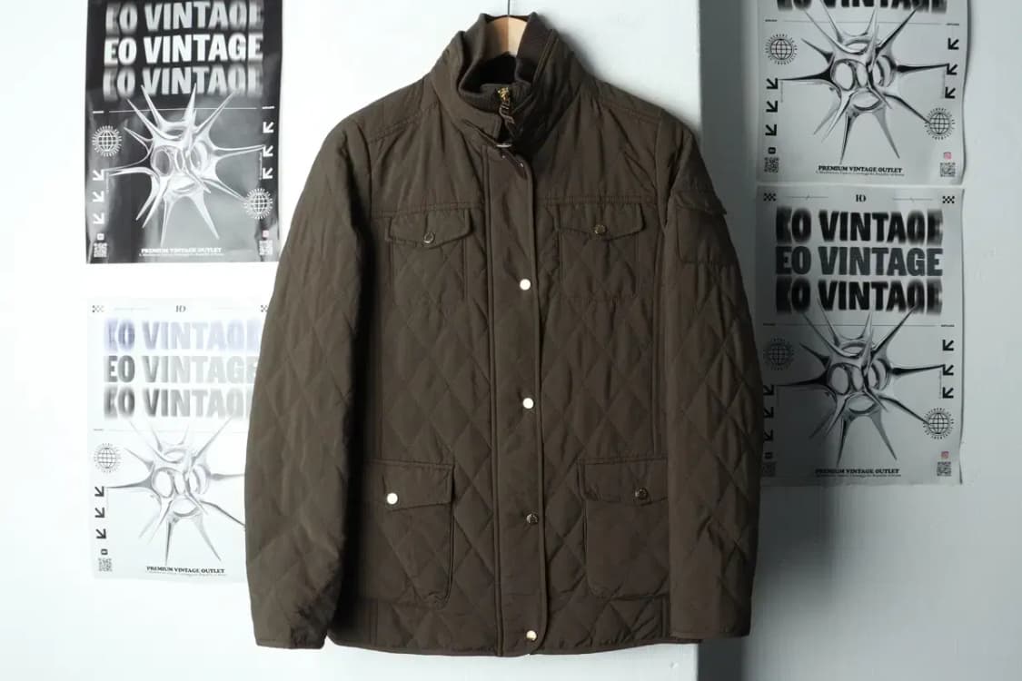 W(M) 빈폴 패딩 점퍼자켓 퀄팅 누빔 카키-15AE1 상품이미지2