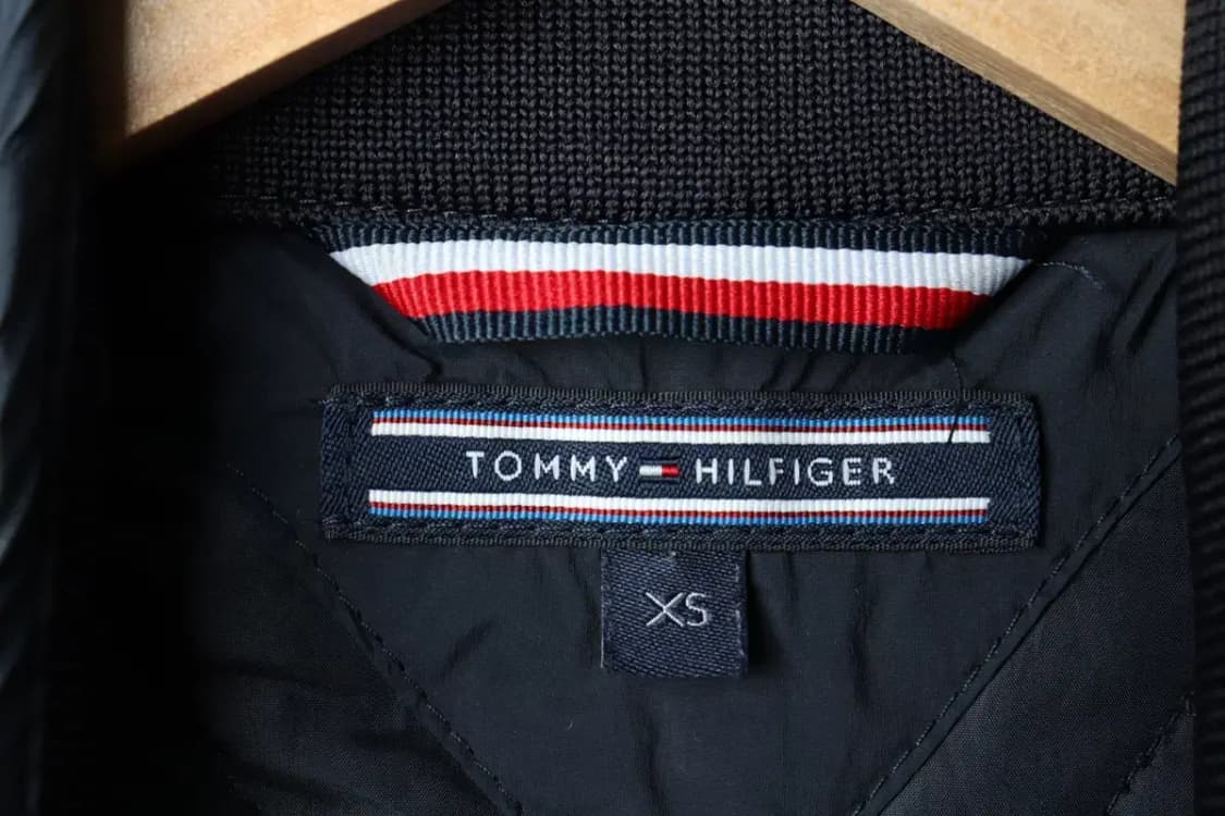 W(XS-S) 타미힐피거 패딩 점퍼자켓 퀄팅 네이비 롱-15AE2 상품이미지5