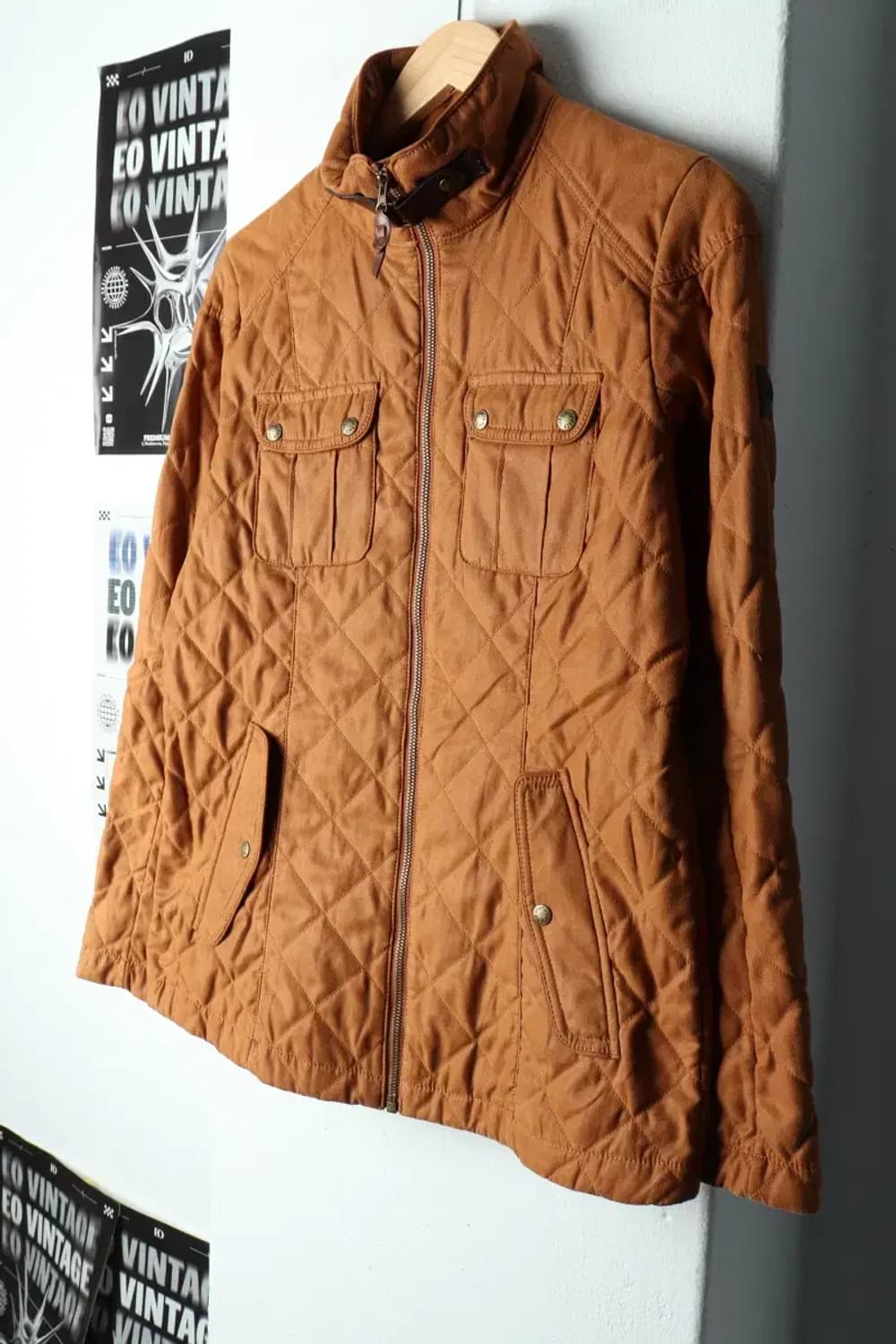 W(M) 노스페이스 패딩 점퍼자켓 스웨이드 브라운 누빔-15AE5 상품이미지1