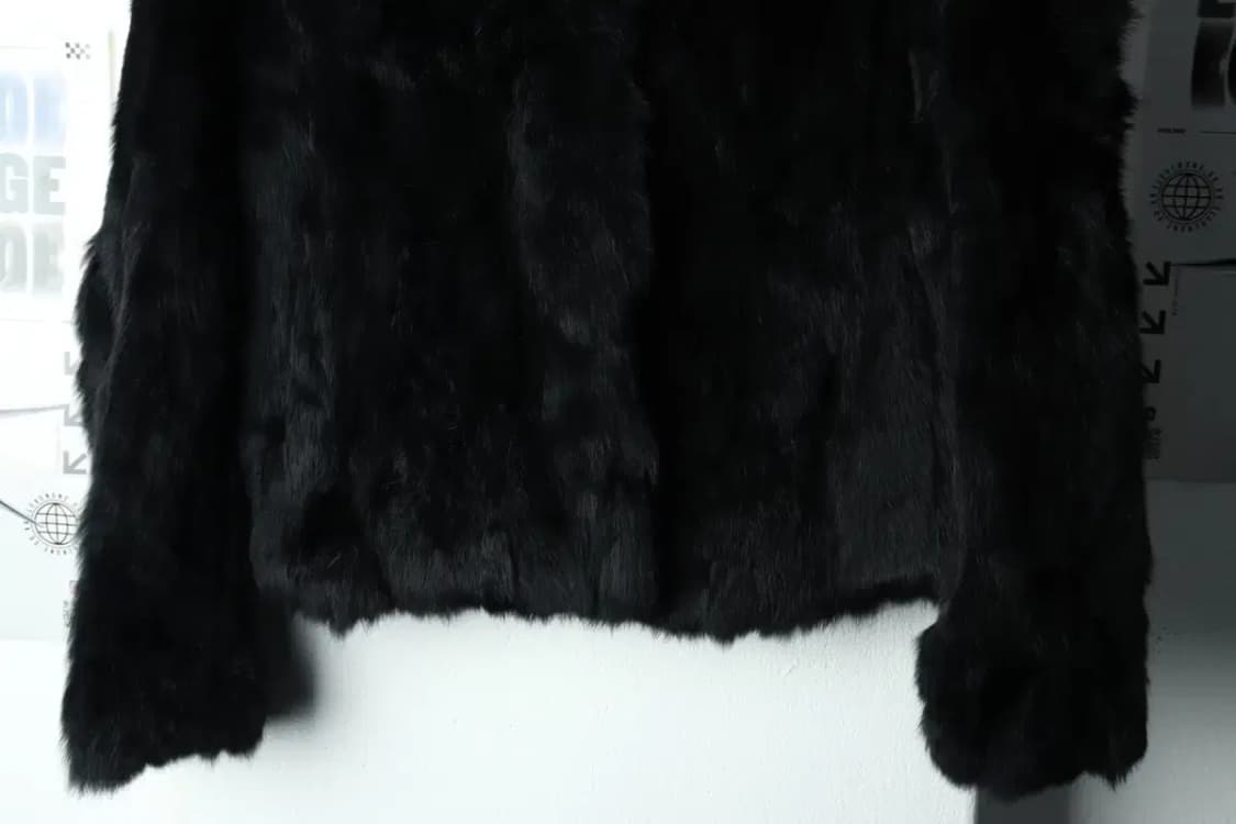 W(S) 브랜드빈티지 집업 바람막이 점퍼자켓 토끼 퍼 블랙-15AE7 상품이미지4