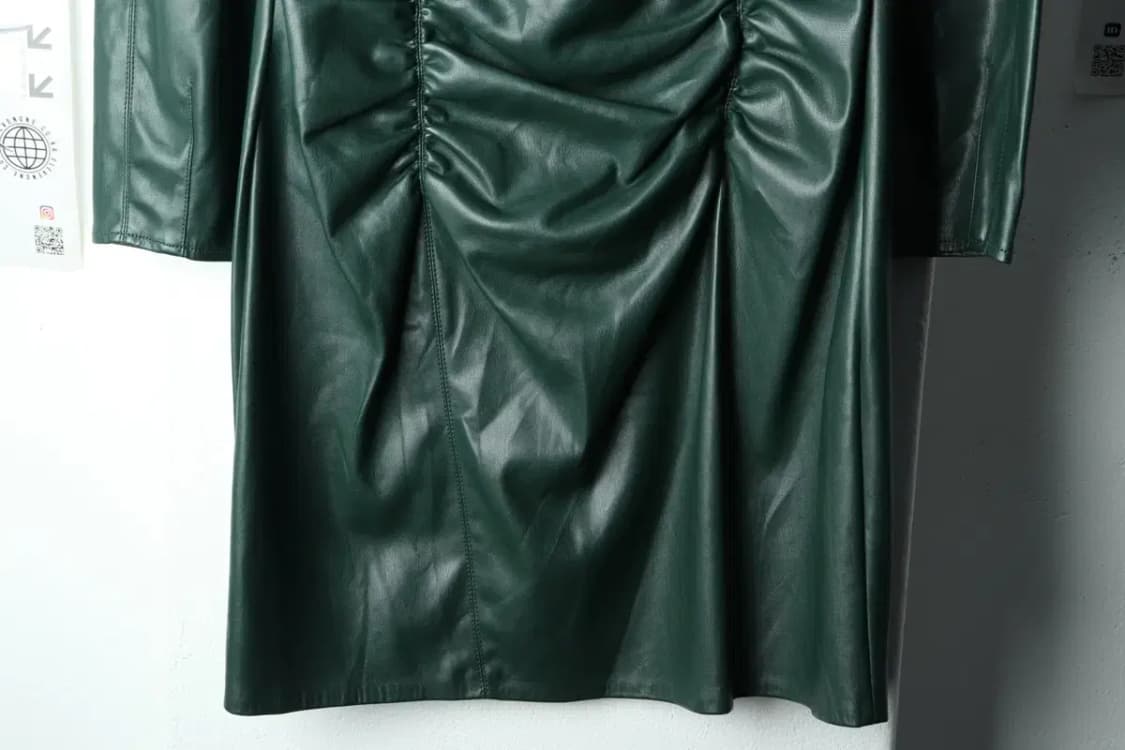 W(L-XL) 브랜드빈티지 드레스 원피스 자라 레더 기모-15AE8 상품이미지4