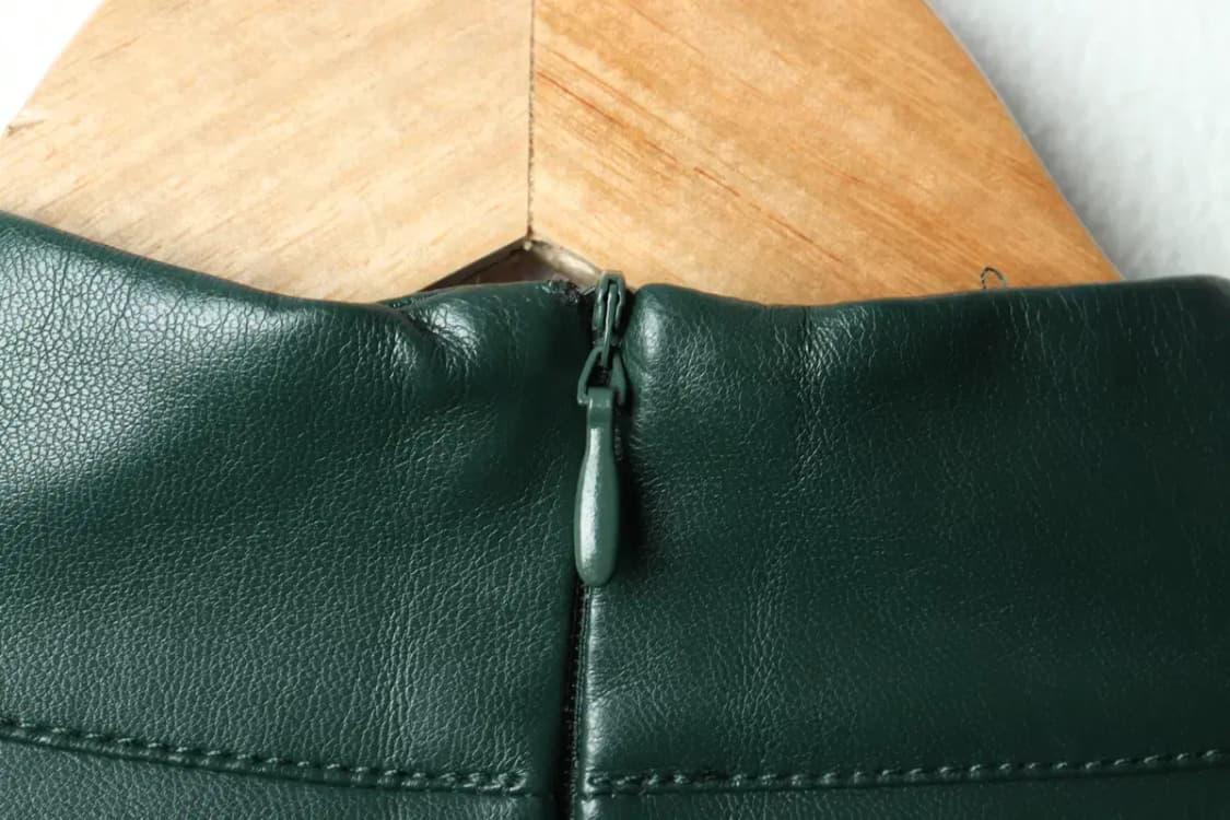 W(L-XL) 브랜드빈티지 드레스 원피스 자라 레더 기모-15AE8 상품이미지5