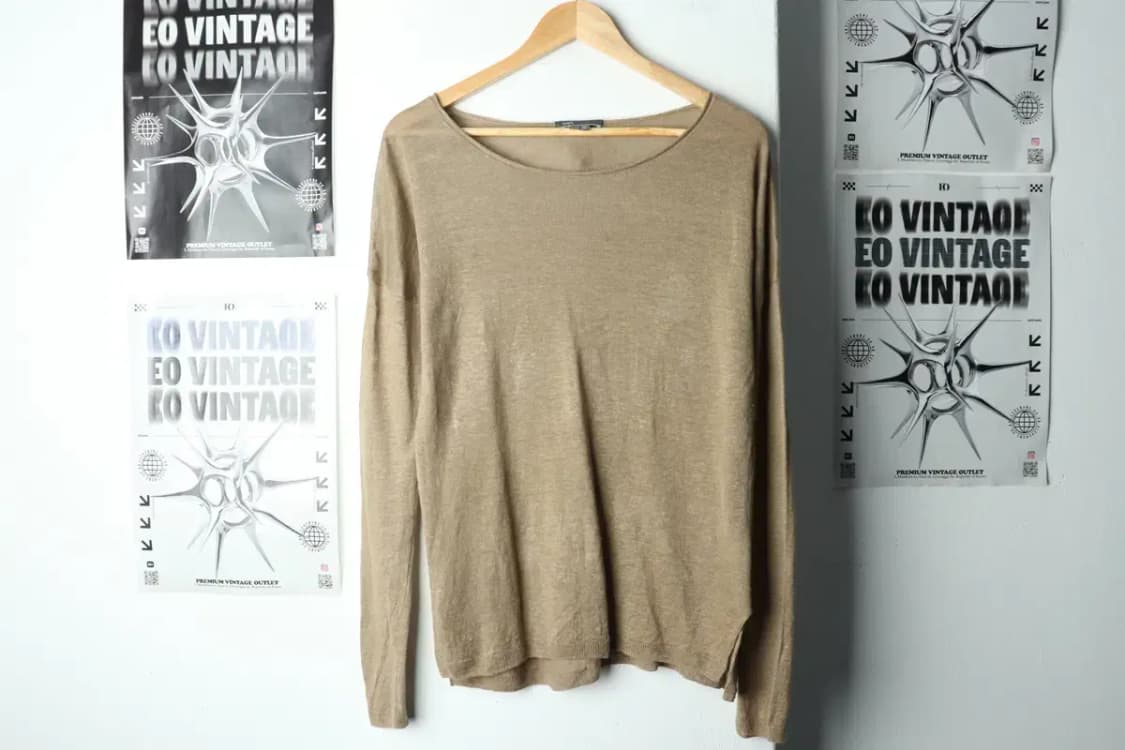 W(M-L) 브랜드빈티지 니트 빈스 린넨 마-15AEA 상품이미지2