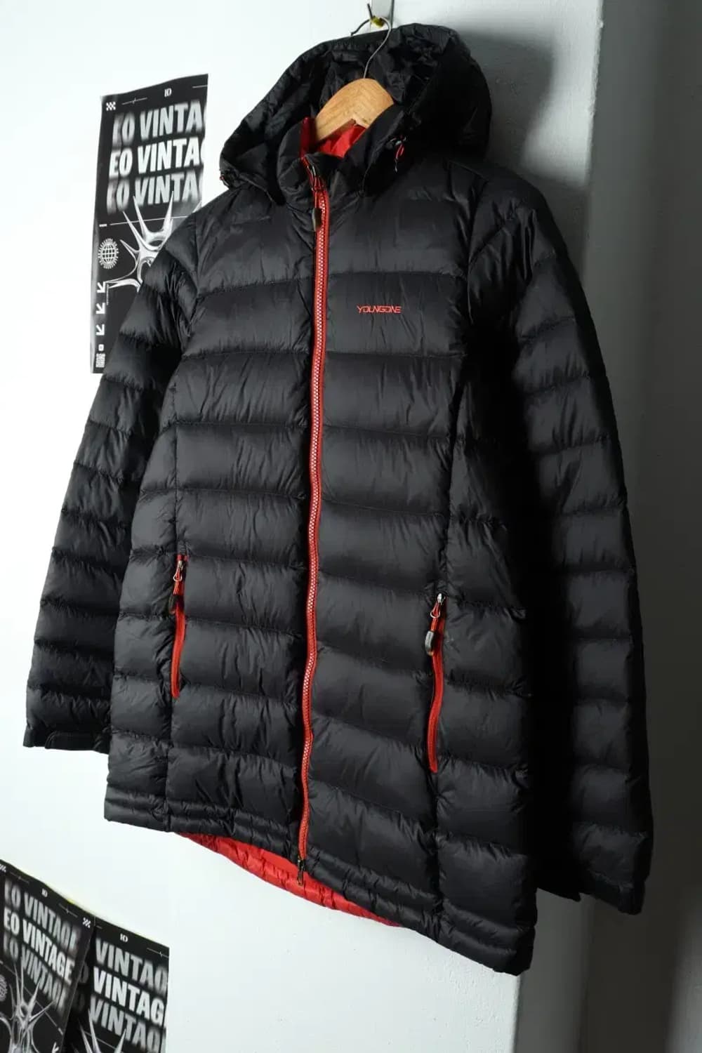 W(L) 영원아웃도어 패딩 점퍼자켓 덕다운 블랙 롱 오리털-15B18 상품이미지1