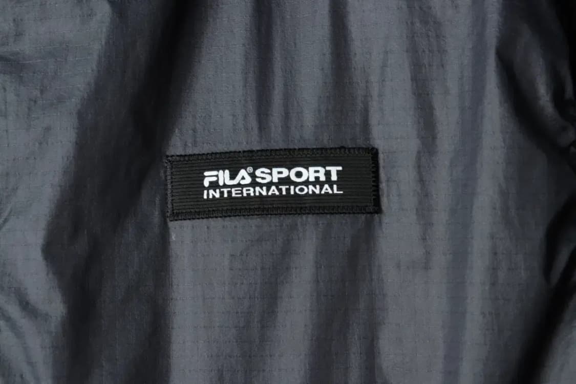 (M-L) 휠라 패딩 점퍼자켓 조끼 아노락 그레이-15B1F 상품이미지5