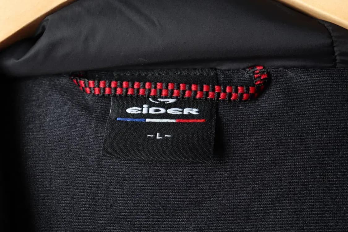 (L) 아이더 패딩 점퍼자켓 경량 블랙 올드스쿨-15B20 상품이미지8