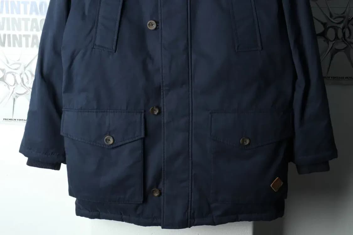 (L) 브랜드빈티지 패딩 점퍼자켓 펄스 덕다운 네이비 야상-15B23 상품이미지4