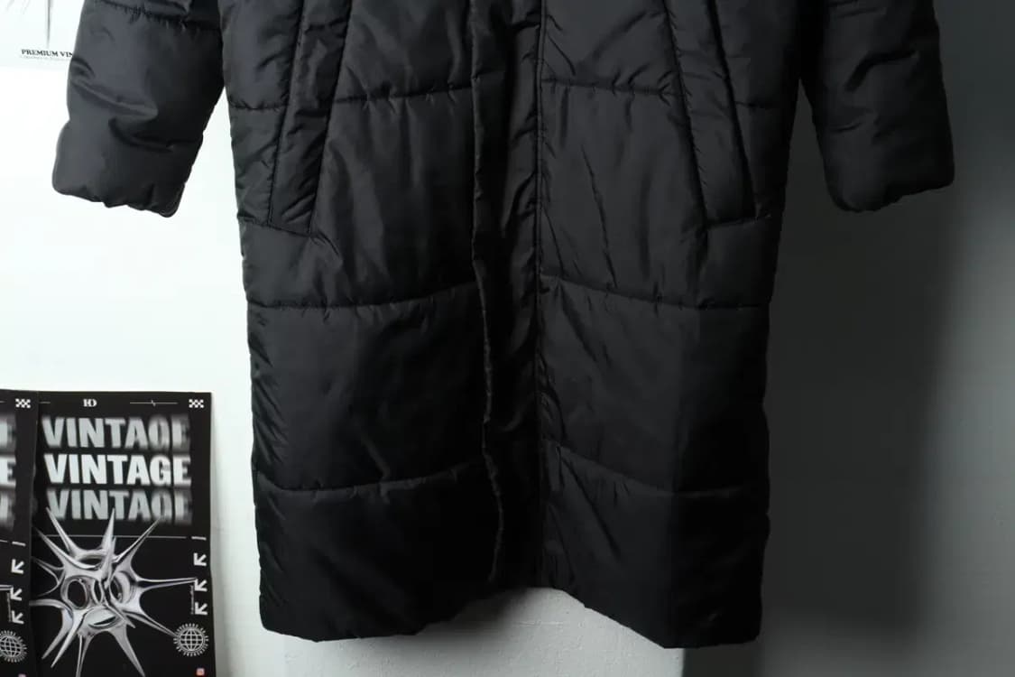 (L-XL) 아디다스 패딩 점퍼자켓 블랙 롱 폴리-15B25 상품이미지4