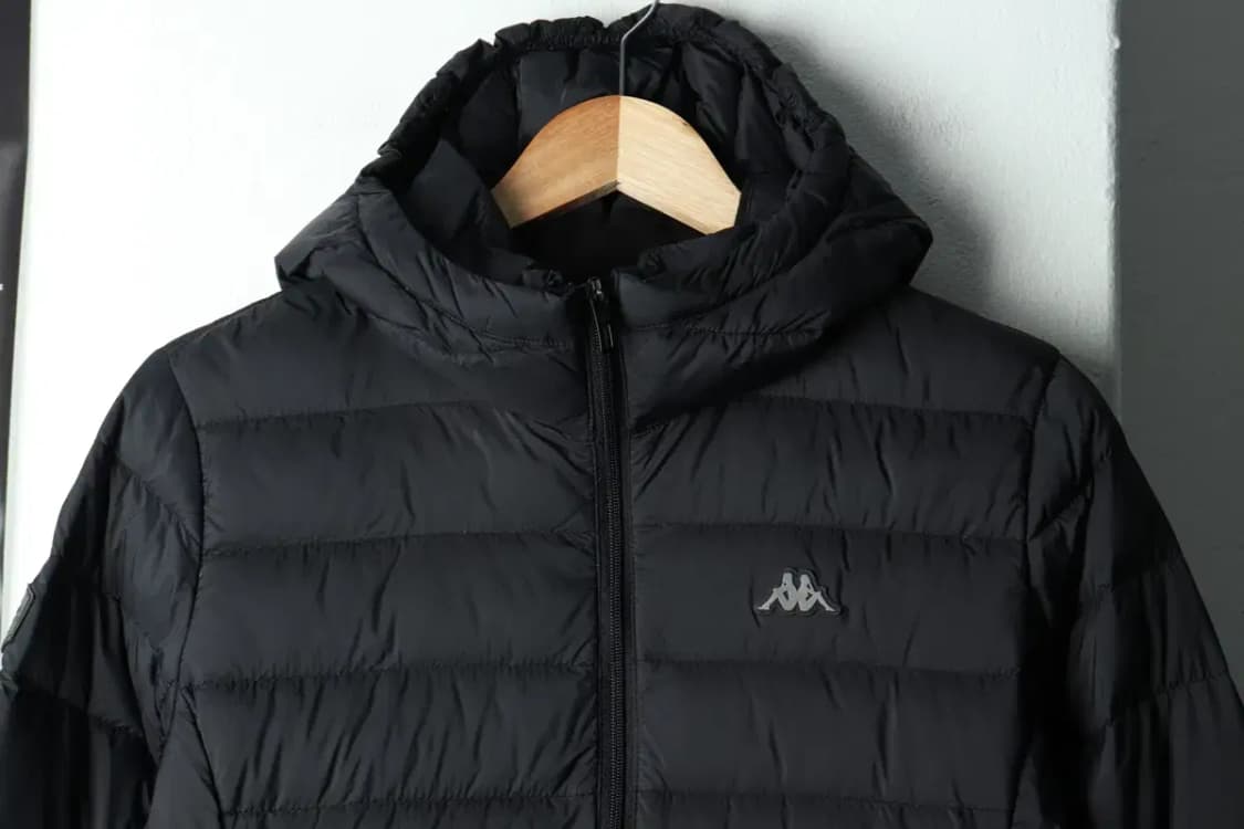 W(L) 카파 패딩 점퍼자켓 경량 롱 블랙 오리털-15B27 상품이미지3