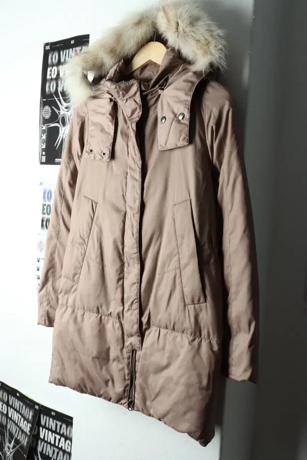 W(S) 시스템 패딩 점퍼자켓 한섬 사용감 구스다운 롱-15B28 상품이미지1