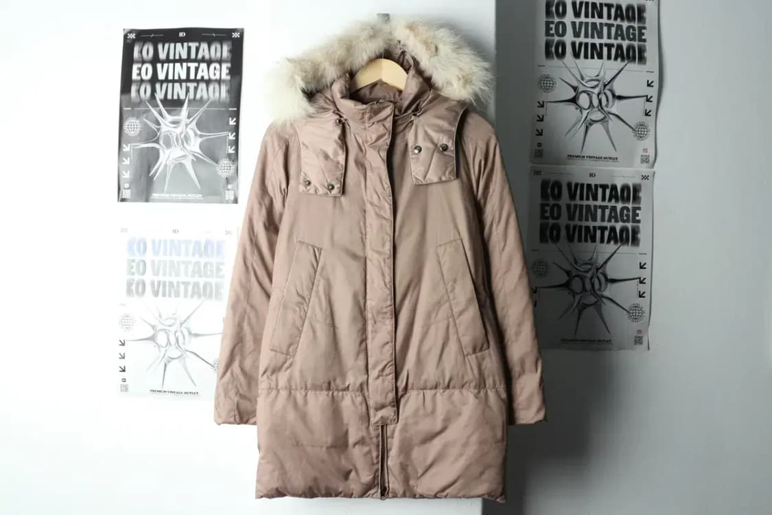 W(S) 시스템 패딩 점퍼자켓 한섬 사용감 구스다운 롱-15B28 상품이미지2