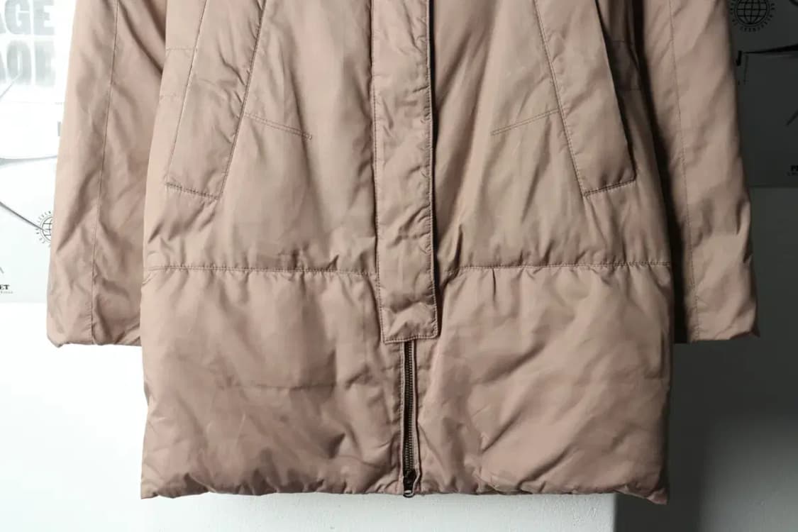 W(S) 시스템 패딩 점퍼자켓 한섬 사용감 구스다운 롱-15B28 상품이미지4